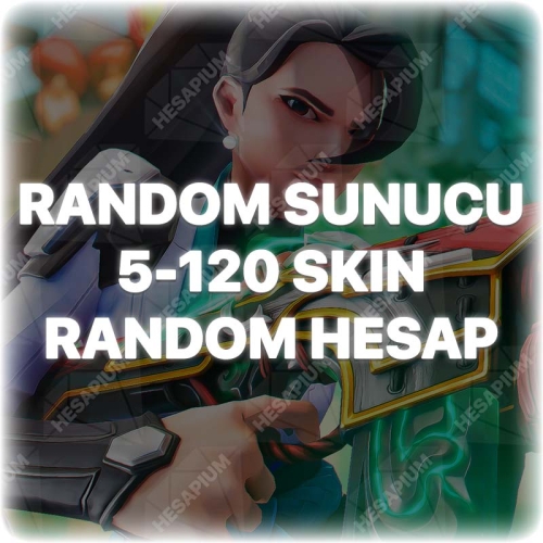  RANDOM SUNUCU 5-120 SKIN GARANTİLİ RANDOM